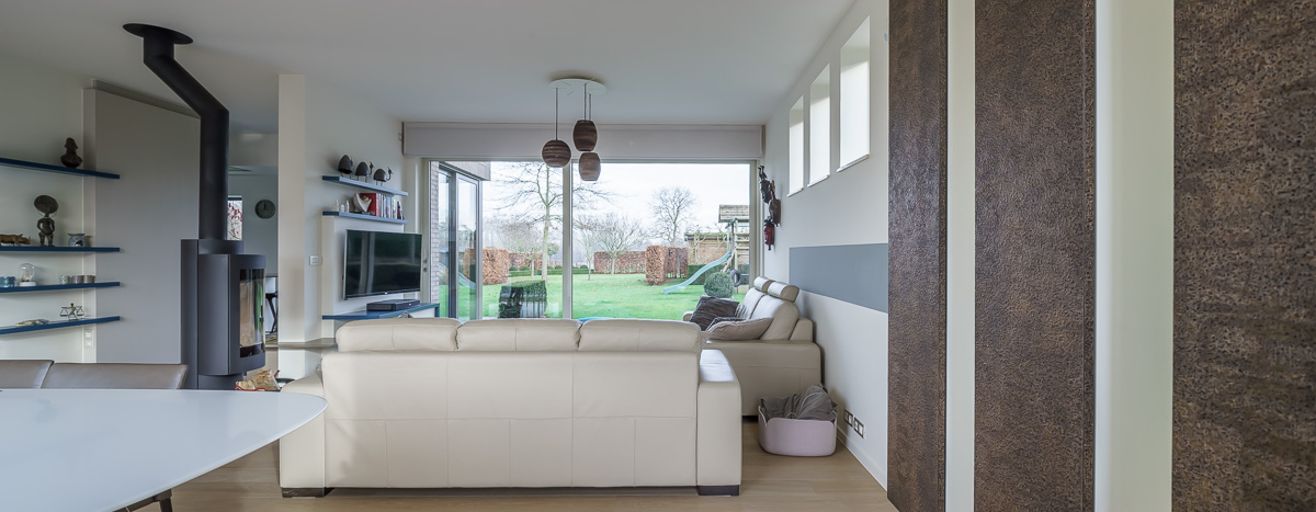 Interieur met kleuraccent